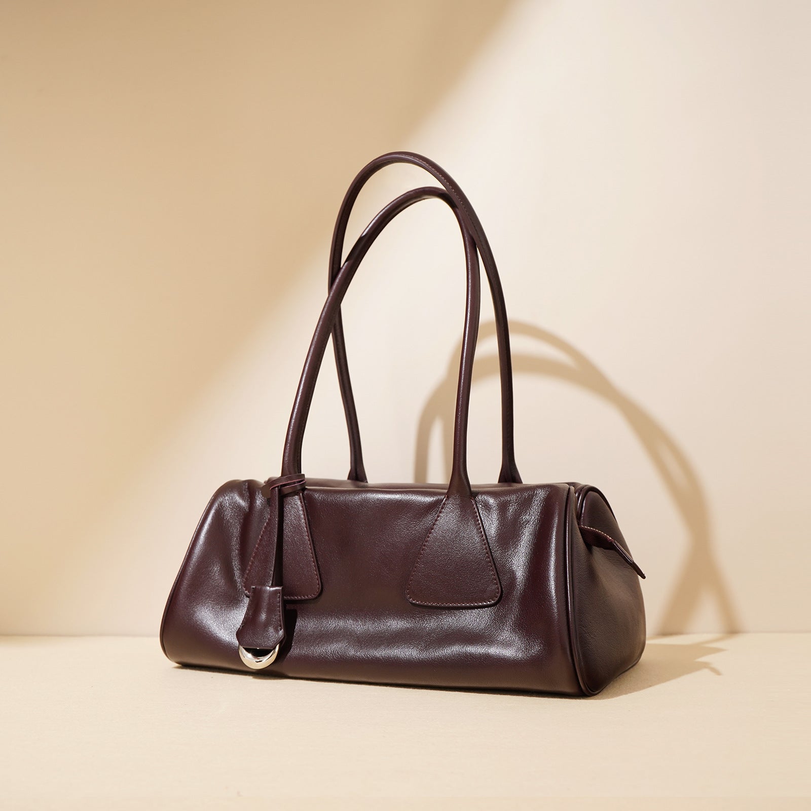 Retro Bagel Bag - High-end Triangle Bowling Crossbody Shoulder Bag 2025