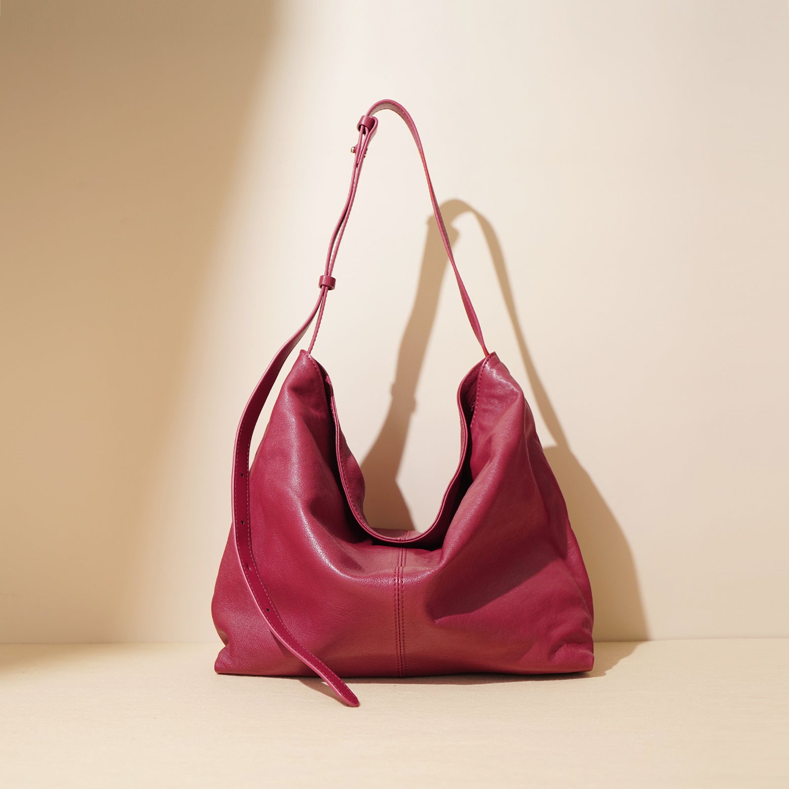 Sheepskin Tote Bag - Niche Casual High Texture Crossbody Shoulder Bag 2025