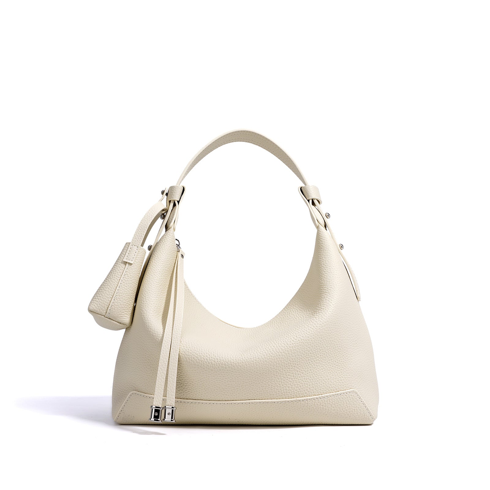 Lunch Box Bag - Niche Baguette Genuine Leather Shoulder Crossbody 2025