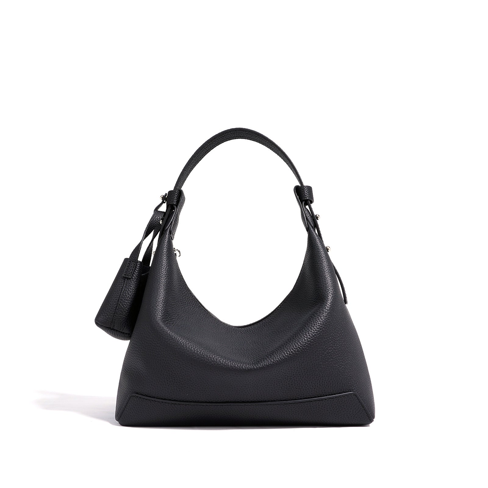 Lunch Box Bag - Niche Baguette Genuine Leather Shoulder Crossbody 2025