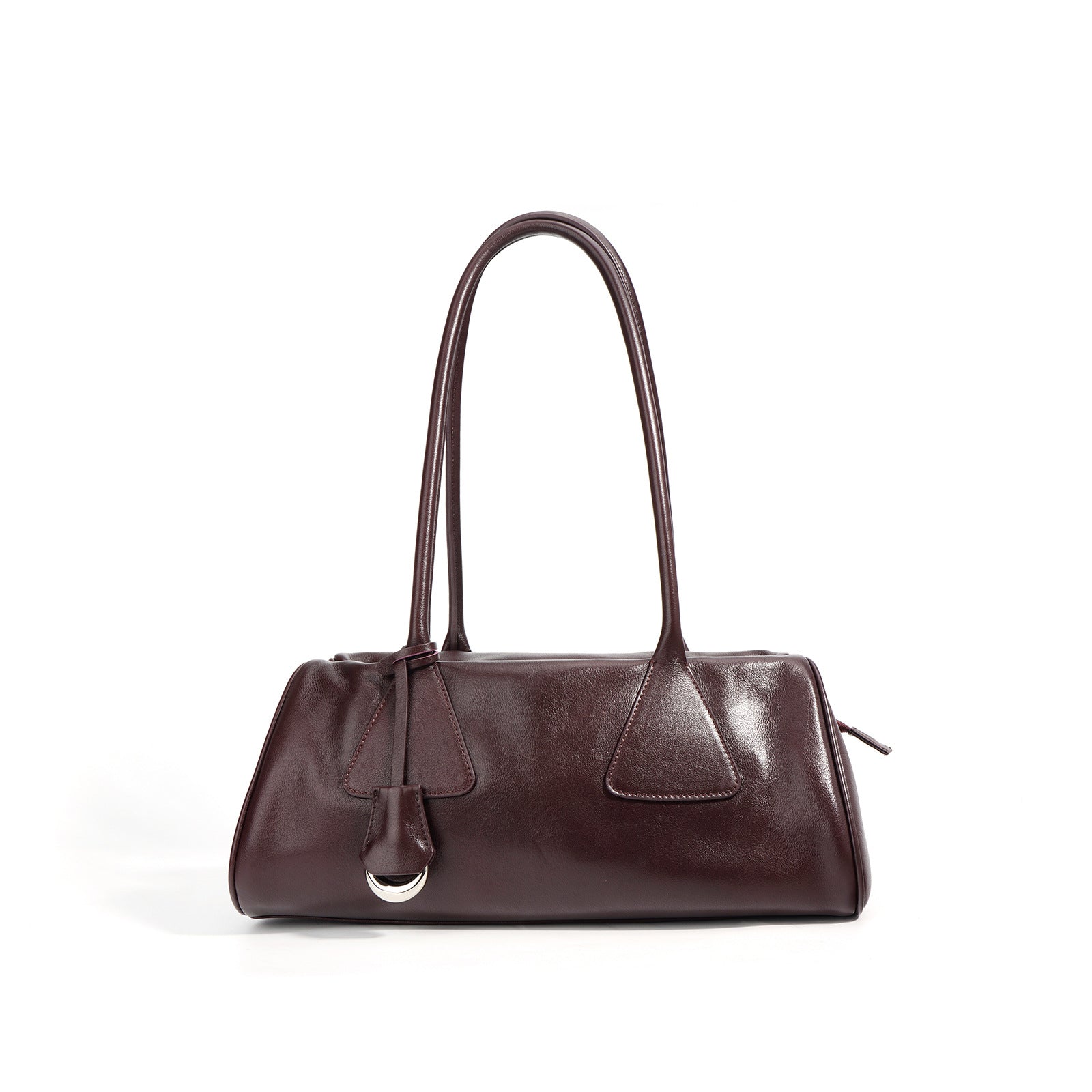 Retro Bagel Bag - High-end Triangle Bowling Crossbody Shoulder Bag 2025