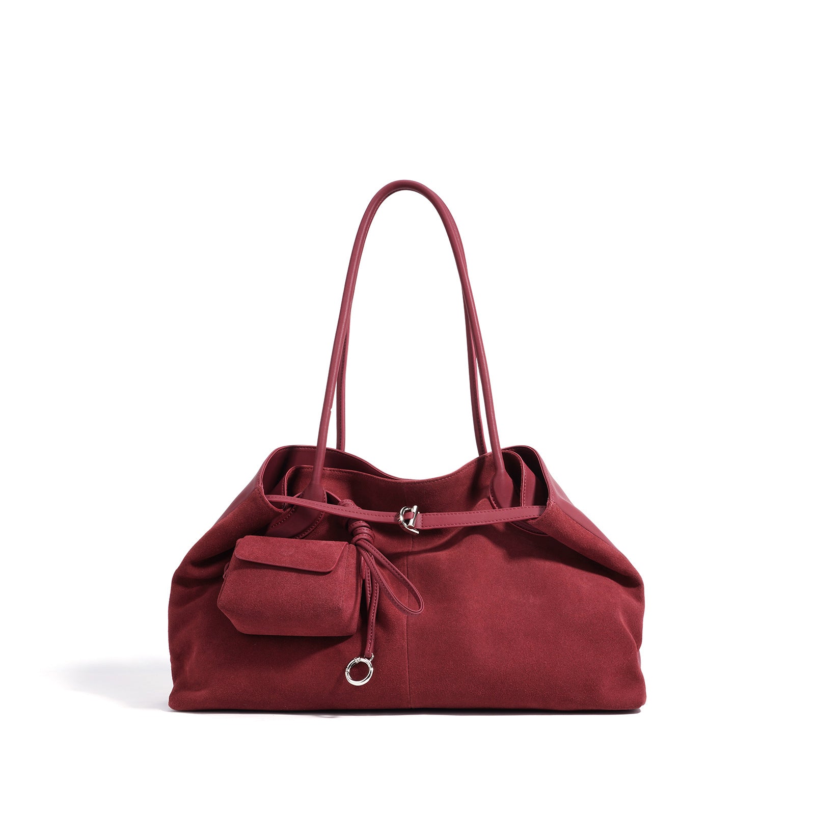 Leather Tote Bag - Large Capacity Shoulder Shopping Bag Autumn Winter