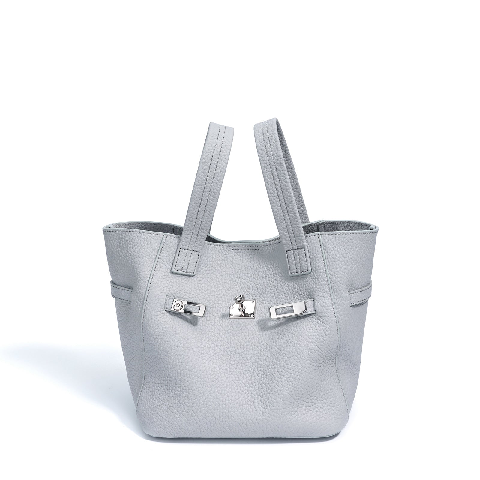 Leather Vegetable Basket Bag - Niche Lock Crossbody Handbag 2025