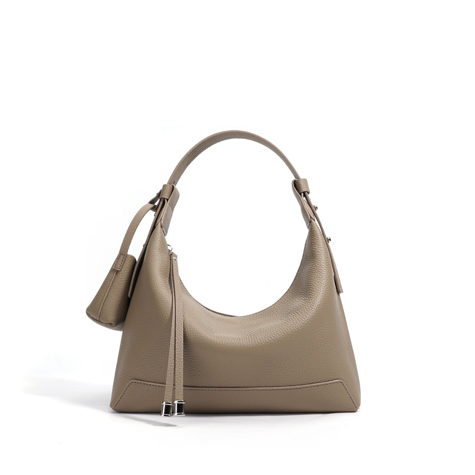 Lunch Box Bag - Niche Baguette Genuine Leather Shoulder Crossbody 2025