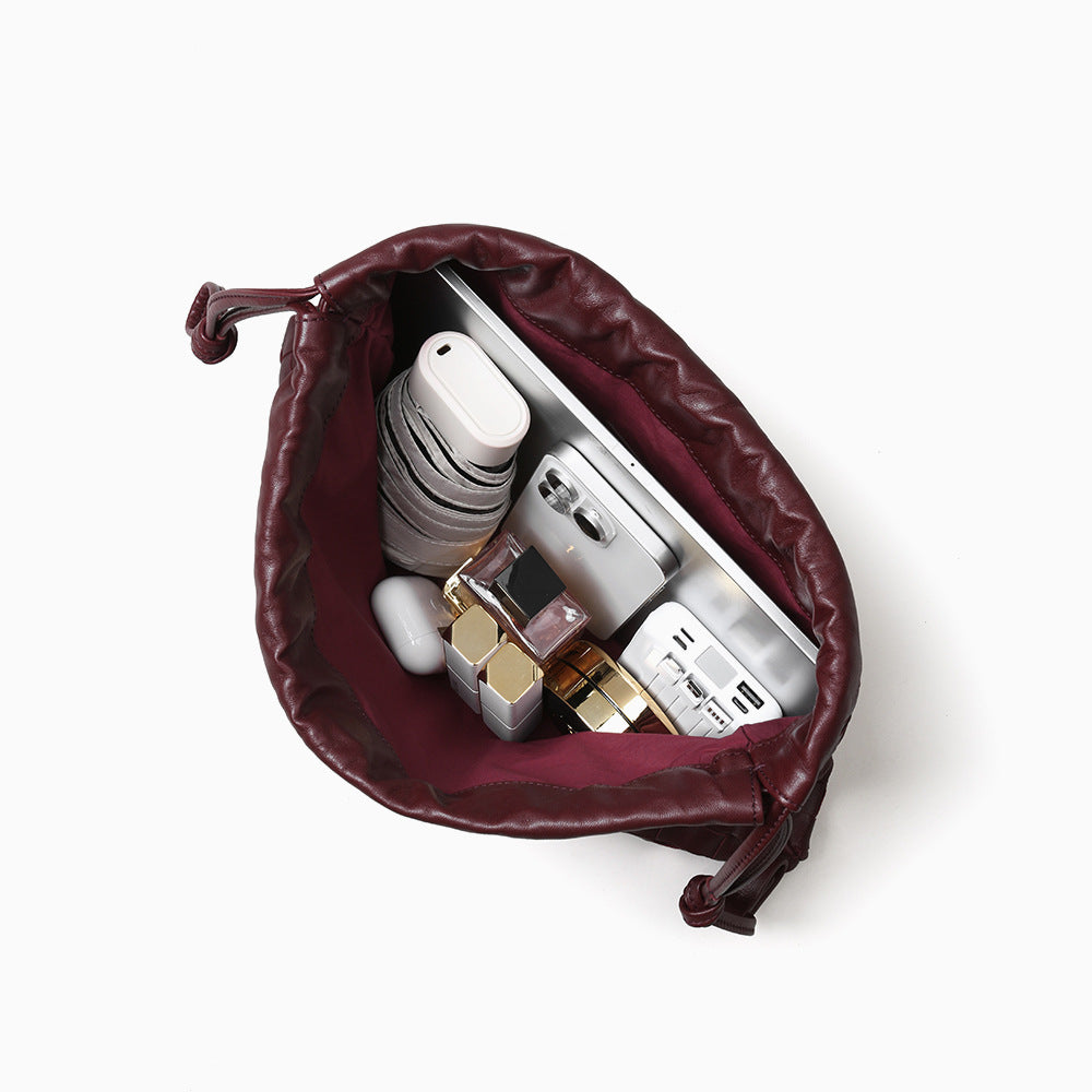 Sheepskin Woven Bag - Handmade Luxury Leather Crossbody Commuter Bag