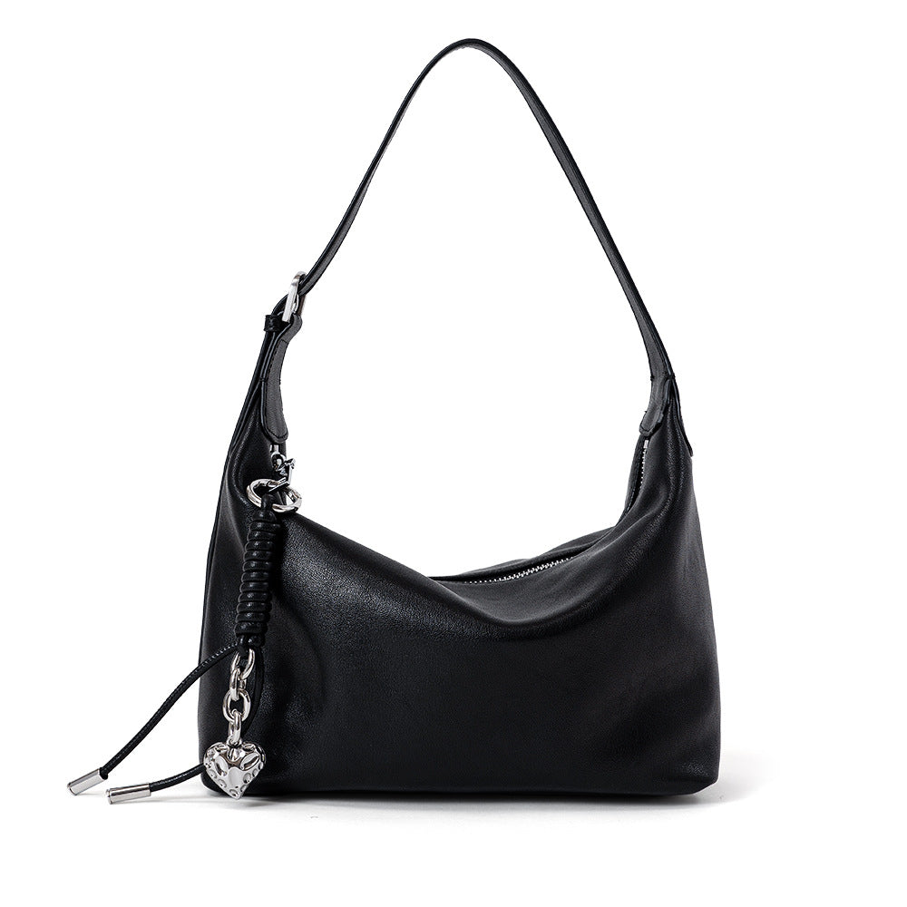 Niche Leather Bag - Light Luxury Multi-function Tote Crossbody Shoulder Bag