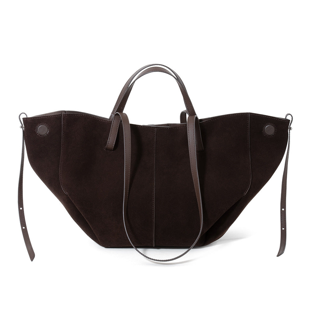 High-end Leather Tote Bag - Light Luxury Large Capacity Shoulder Handbag