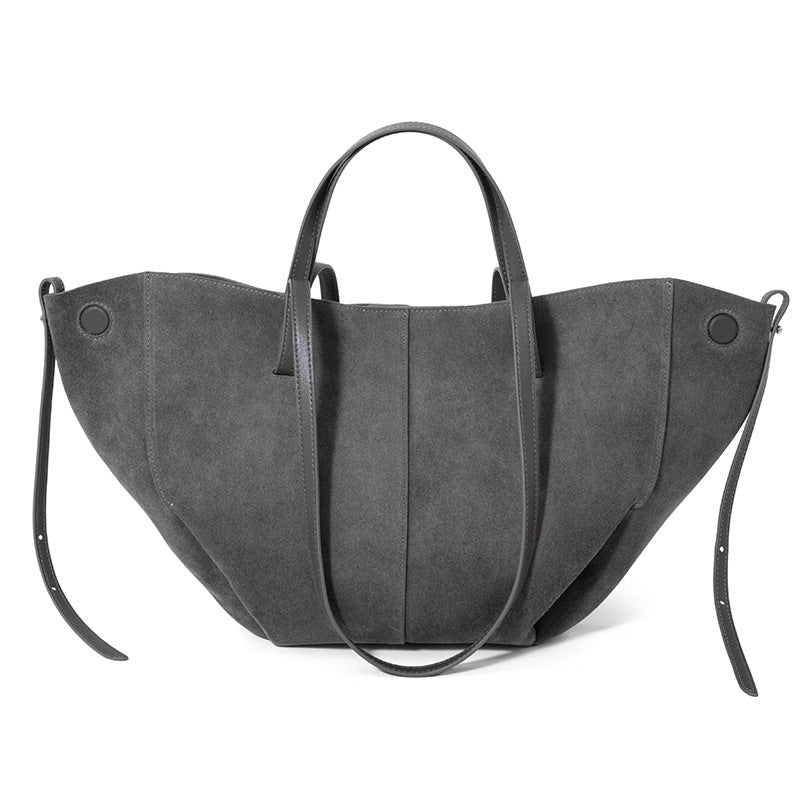 High-end Leather Tote Bag - Light Luxury Large Capacity Shoulder Handbag