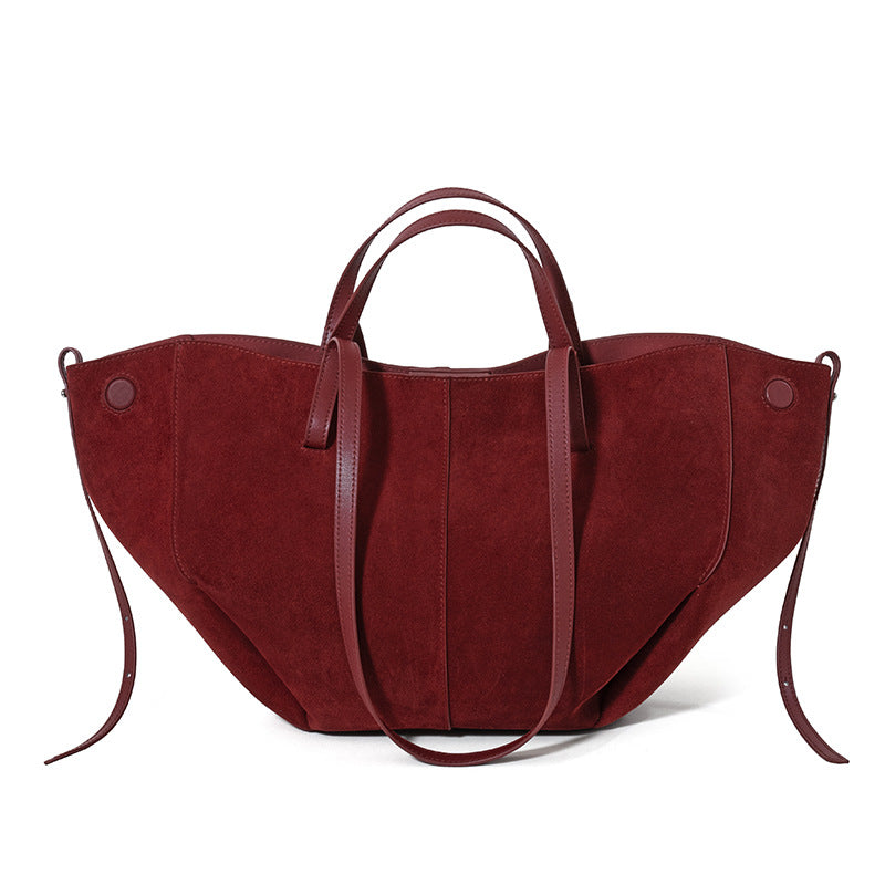 High-end Leather Tote Bag - Light Luxury Large Capacity Shoulder Handbag
