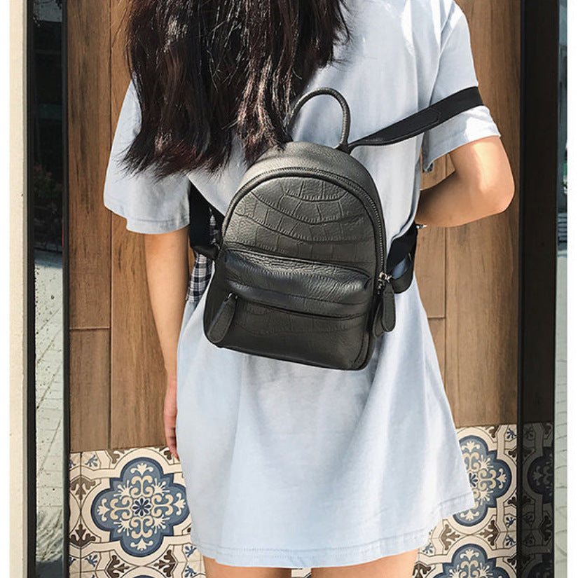 Mini Cowhide Backpack Women - Fashion Genuine Leather Bag 2025