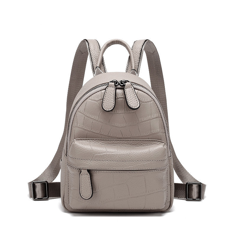 Mini Cowhide Backpack Women - Fashion Genuine Leather Bag 2025