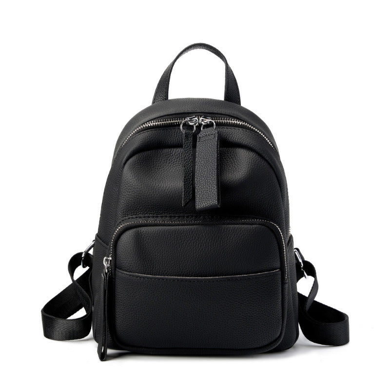 Genuine Leather Backpack Women - Large Capacity Casual Cowhide Bag 2025