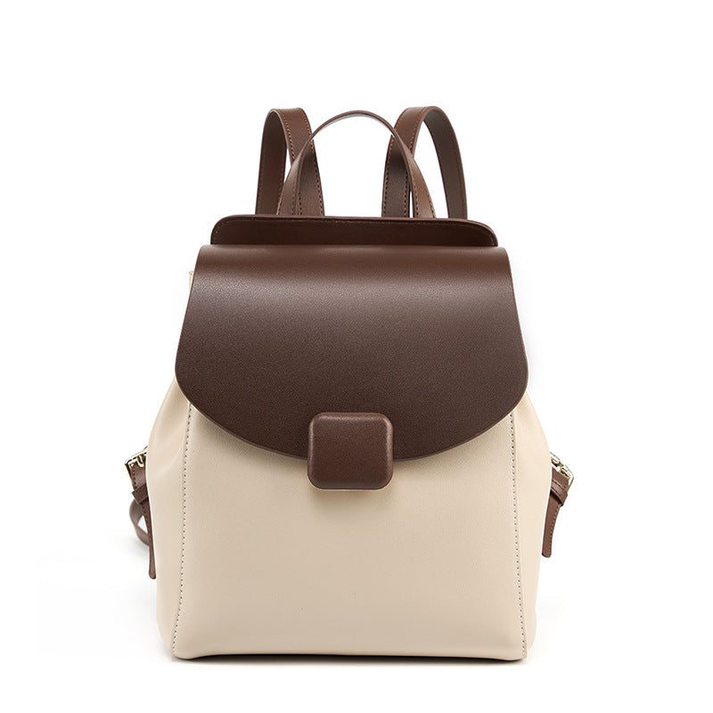Small Leather Backpack Women - Lightweight Travel Commuter Schoolbag 2025