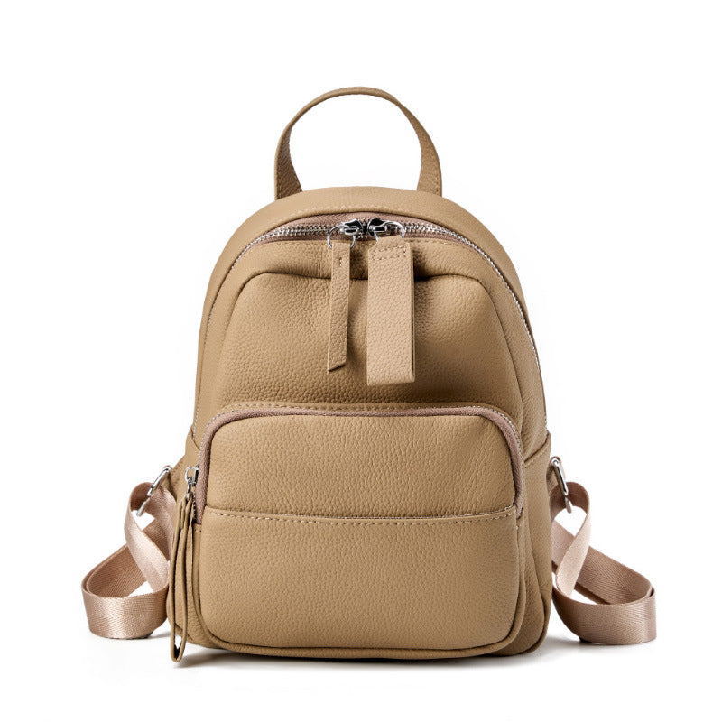 Genuine Leather Backpack Women - Large Capacity Casual Cowhide Bag 2025