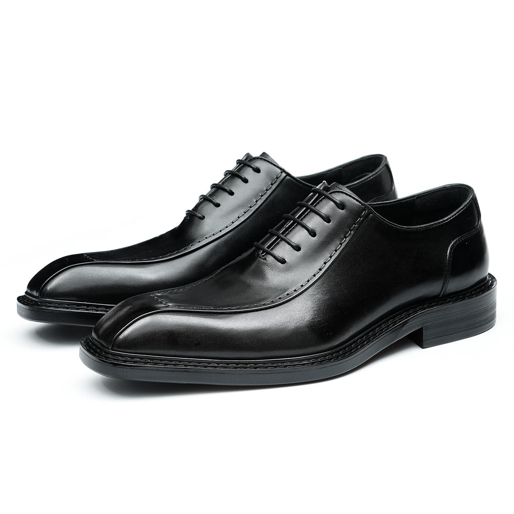 Leather Shoes Men's Leather Business Dress Men's Shoes British Fashion Cowhide Men's Casual Leather Shoes Secret Text
