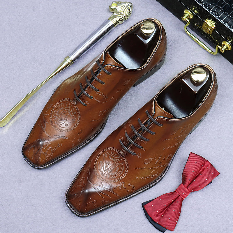 Full Leather Oxford Cow Men's Formal Business Leather Shoes Men's Shoes Formal Shoes