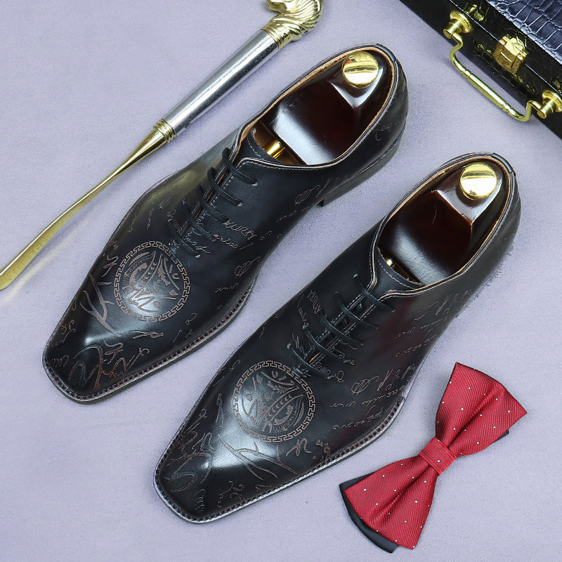 Full Leather Oxford Cow Men's Formal Business Leather Shoes Men's Shoes Formal Shoes