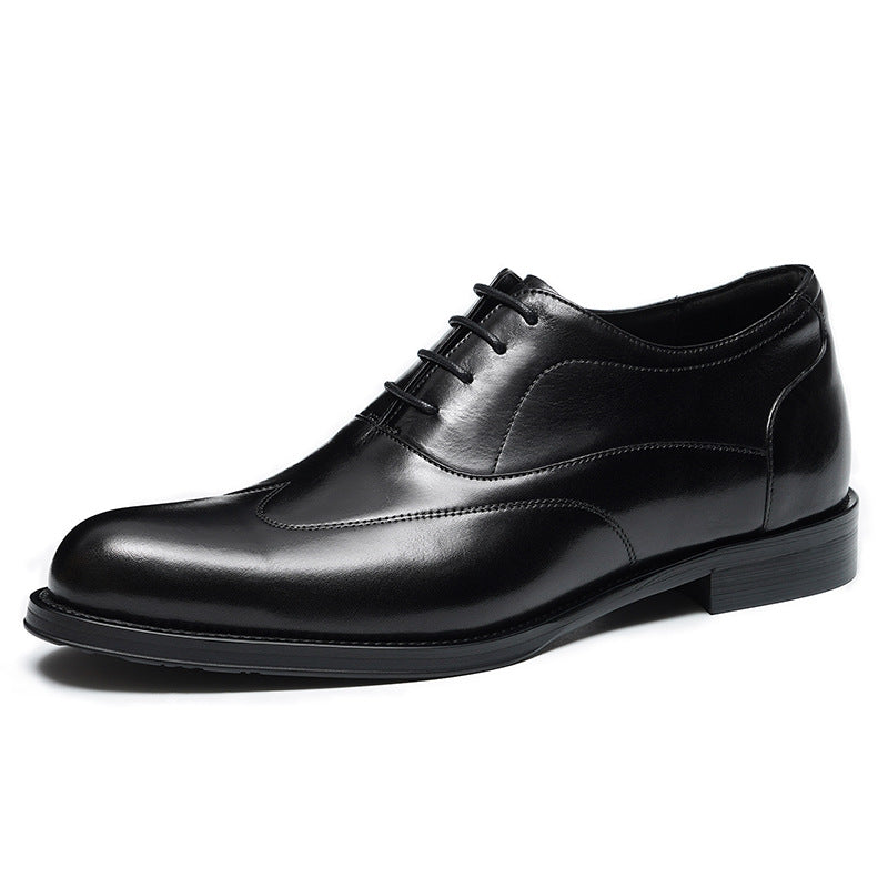 Men's Handmade Oxford Wedding Shoes - Height-Increasing