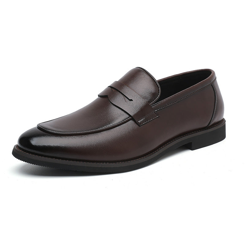 Men's Penny Loafers - British Casual Leather Slip-On