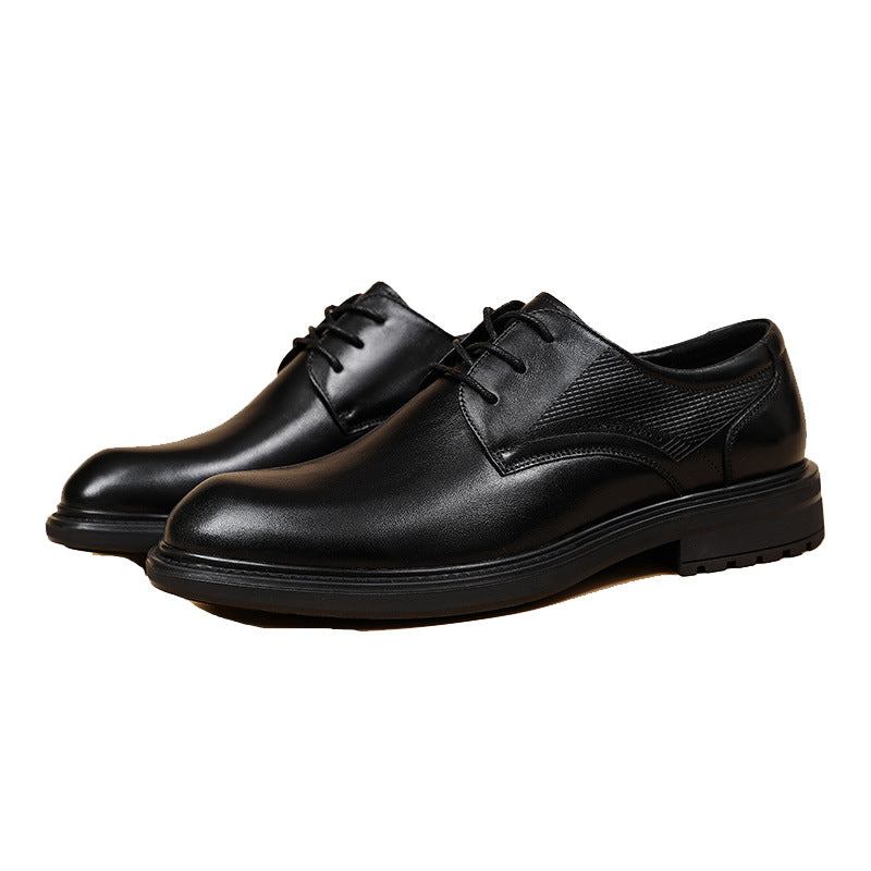 Men's Derby Work Shoes - Business Casual Leather