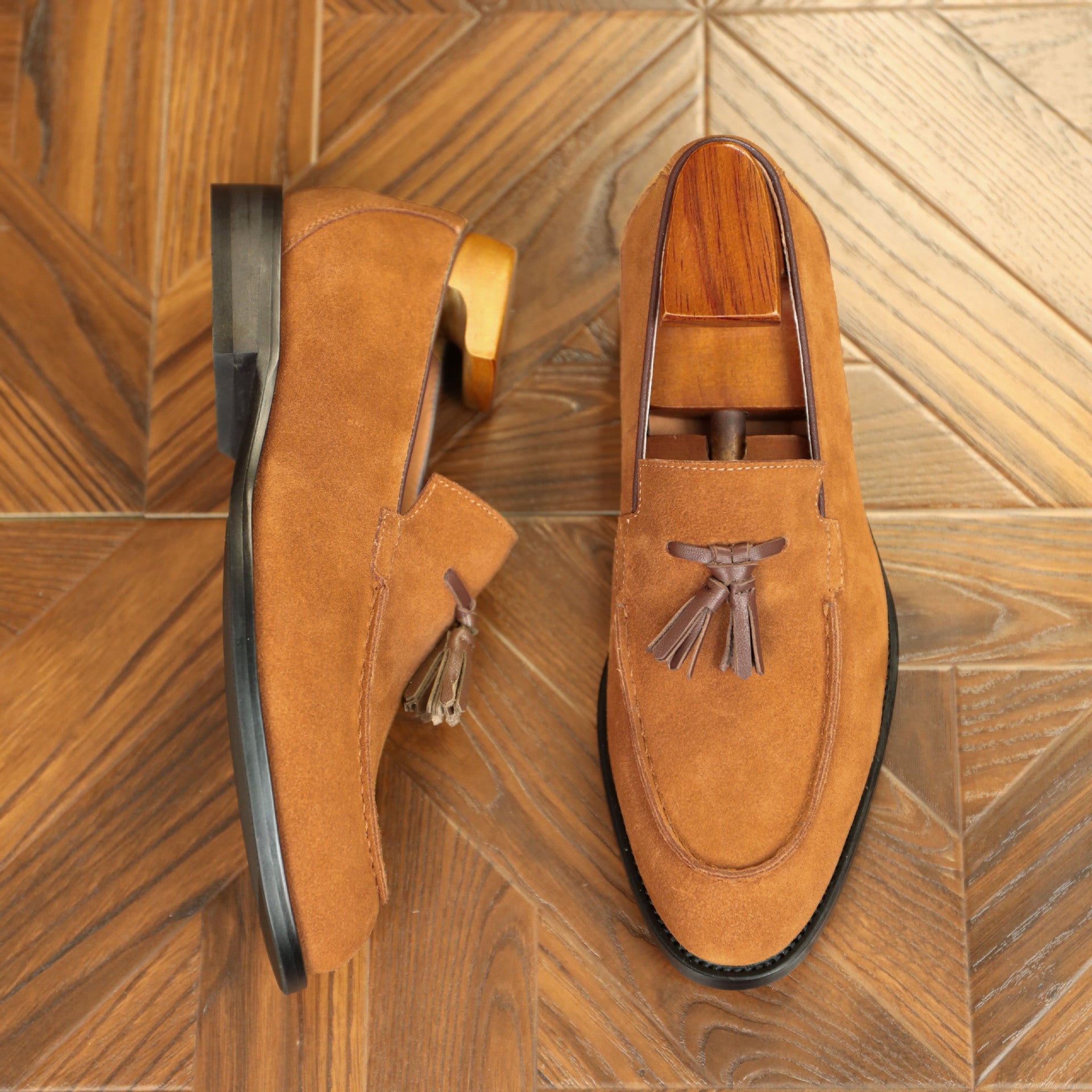 Men's Tassel Loafers - British Style Slip-On Shoes