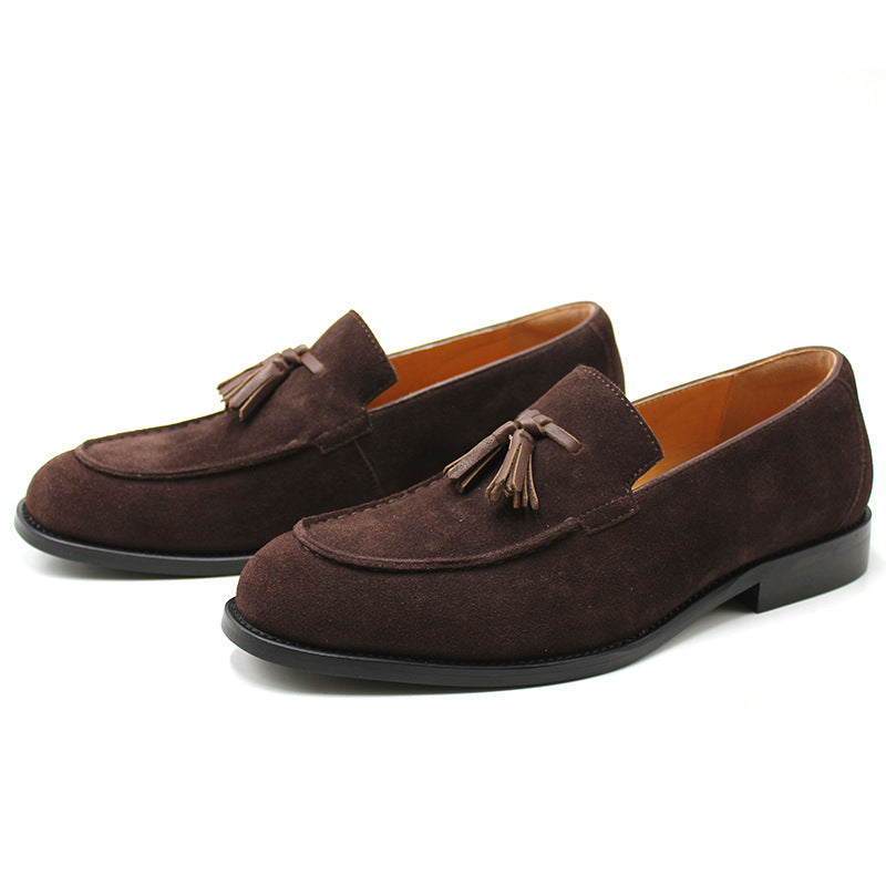 Men's Tassel Loafers - British Style Slip-On Shoes