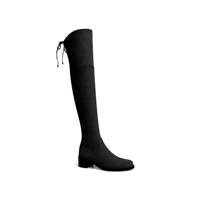 Women's Over-the-Knee Stretch Boots - Thick Heel