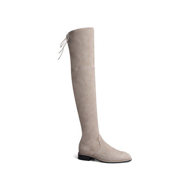 Women's Over-the-Knee Stretch Boots - Thick Heel