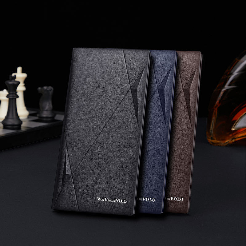 King Paul 2025 New Wallet Men's Long Leather Multi-card Cowhide Ultra-thin Soft Wallet Card Bag Wholesale