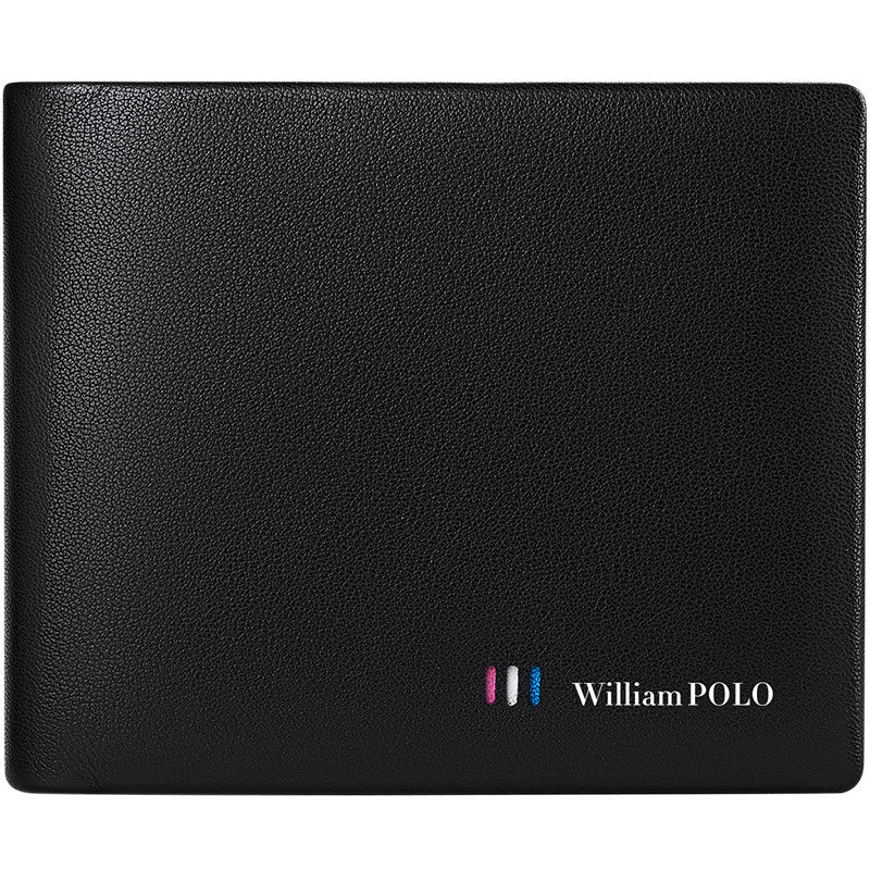 King Paul Genuine Wallet Men's Short Genuine Leather Money Clip New Cowhide Light Luxury High-end Wallet Gift