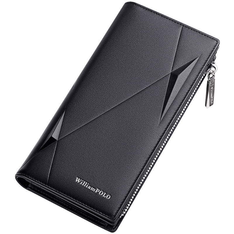 King Paul 2025 New Wallet Men's Long Leather Multi-card Cowhide Ultra-thin Soft Wallet Card Bag Wholesale