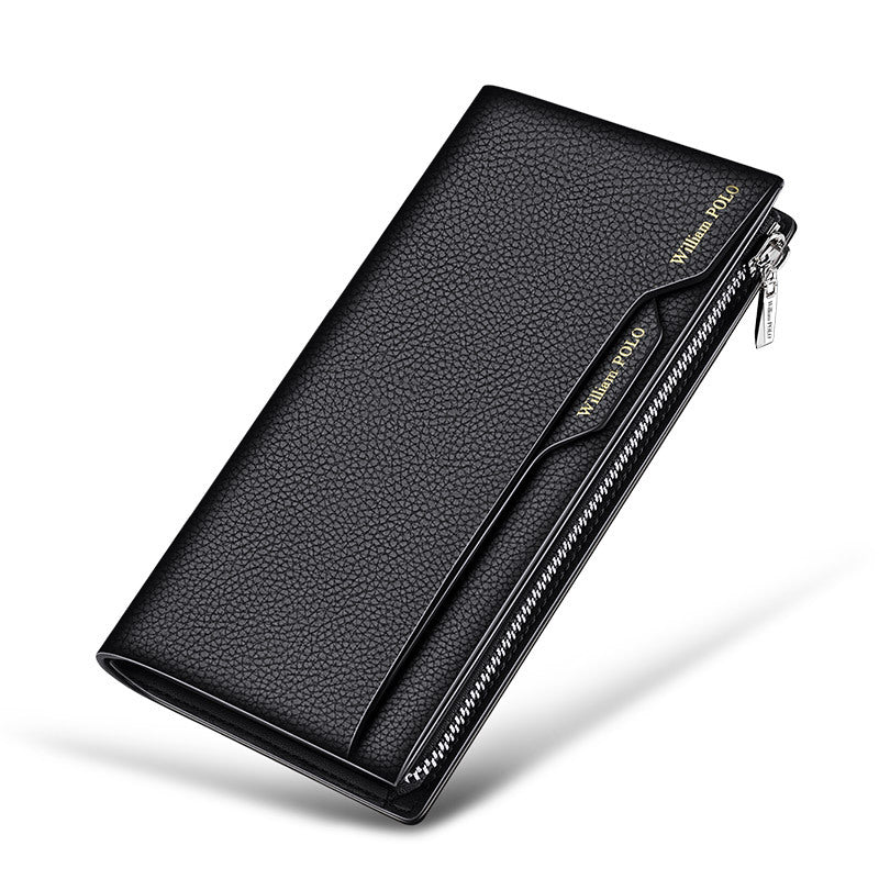 King Paul Genuine Leather Men's Wallet 2025 New Long Multi Card Holder Large Capacity Clutch Card Holder Wallet