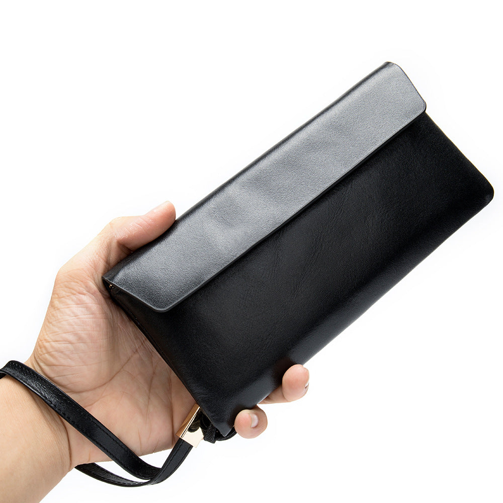 Women's Leather Wallet Leather Wallet Wallet Women's Mid-length Women's Clutch