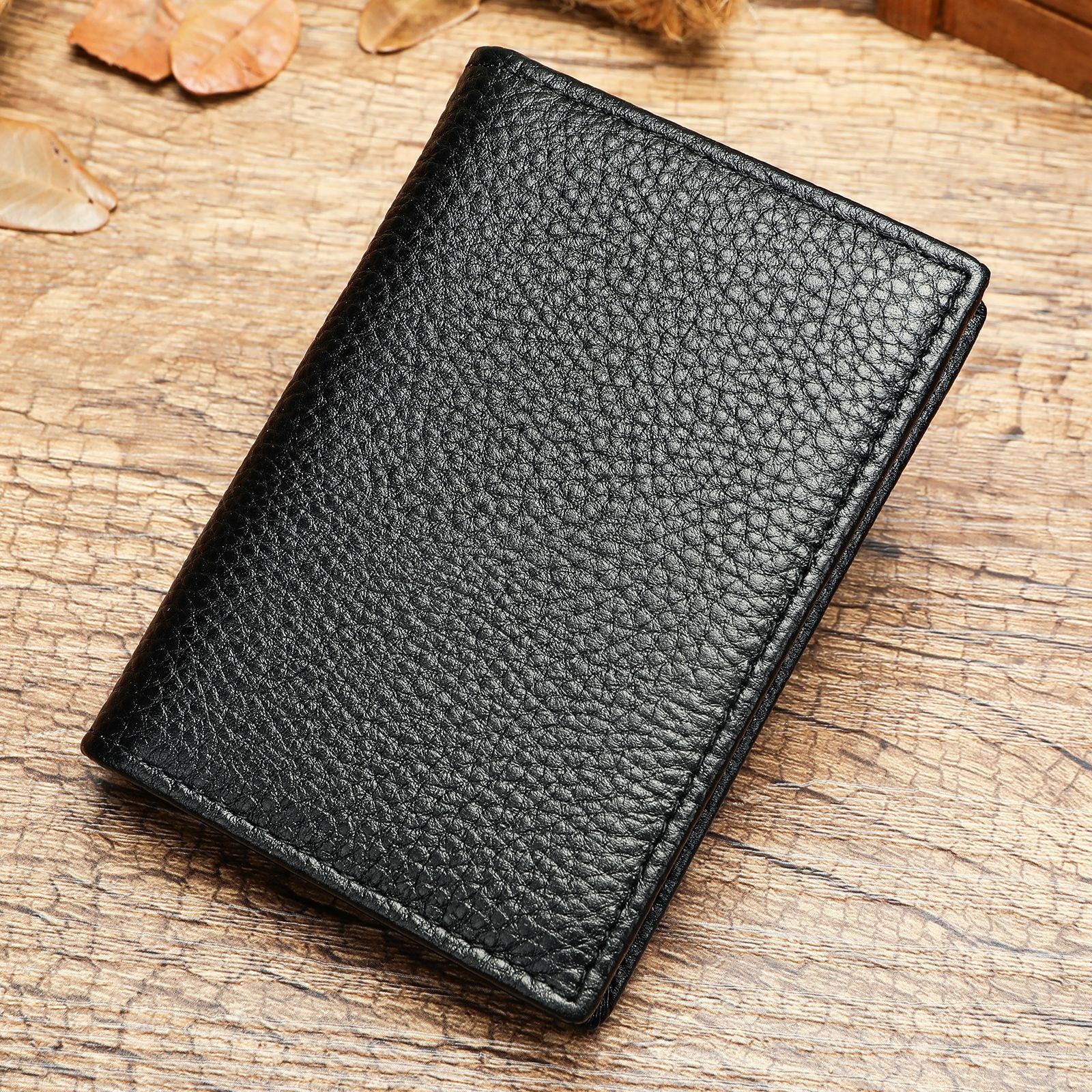 Marent Genuine Leather Card Bag Compact ID Bag Portable High-end Niche Genuine Leather Men's And Women's Cowhide Card Case Wallet