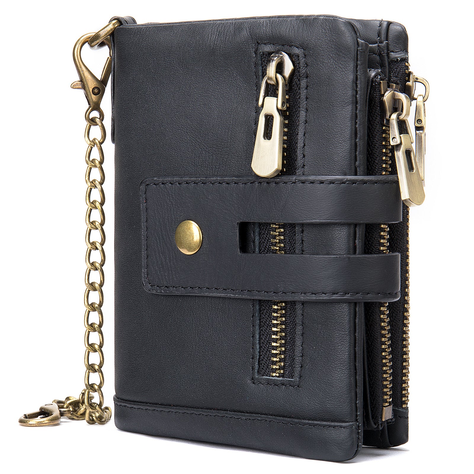 Anti-magnetic Retro Genuine Leather Wallet Long Women's Clutch High-end Multi-functional First-layer Cowhide Wallet