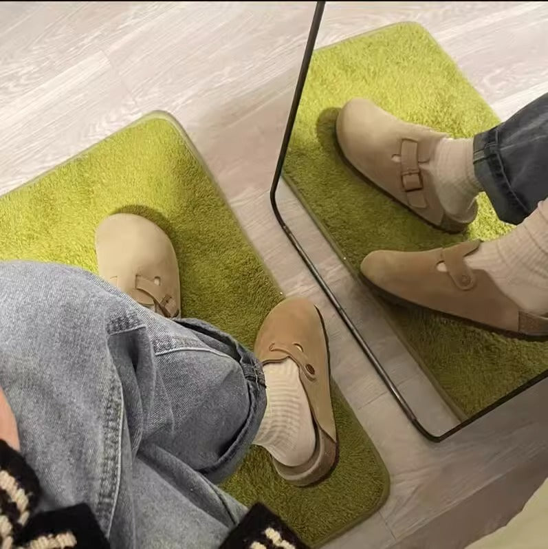 Weiwei Girl 959-11 Genuine Burken Shoes Pure Original Thick Slippers Women's Summer Wearing Fishing Burken Half Slippers