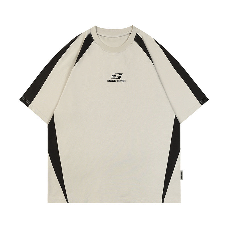Streetwear Patchwork Oversize T Shirts Printed Harajuku Hip Hop Tee Summer Loose Short Sleeve Casual Cotton
