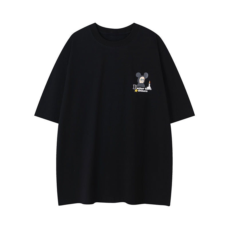 Streetwear Funny Pattern T Shirts Fashion Tee O Neck Oversize Summer Cotton High Quality Short Sleeve Casual
