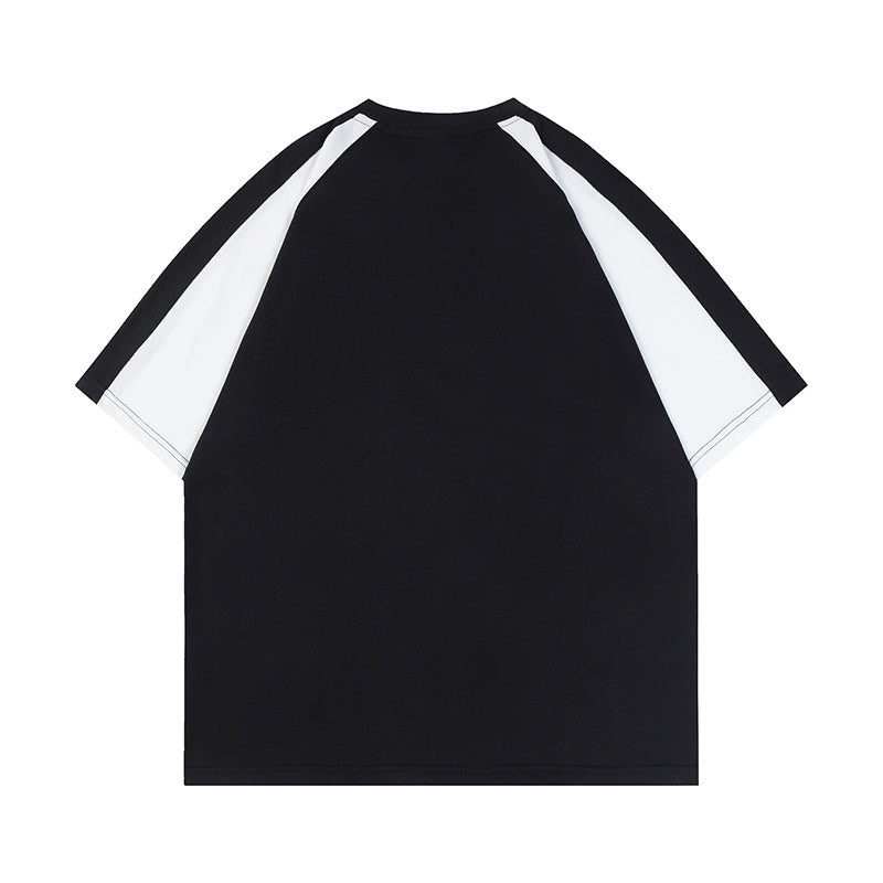 Streetwear T Shirts Letter Print Casual Oversize Loose Short Sleeve Cotton Round Neck Hip Hop Tee Summer Korean Style