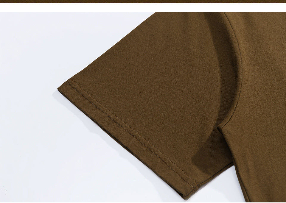 Streetwear T Shirts Fashion Crew Neck Oversize Cotton Short Sleeve High Quality Casual Summer Tee Window Print