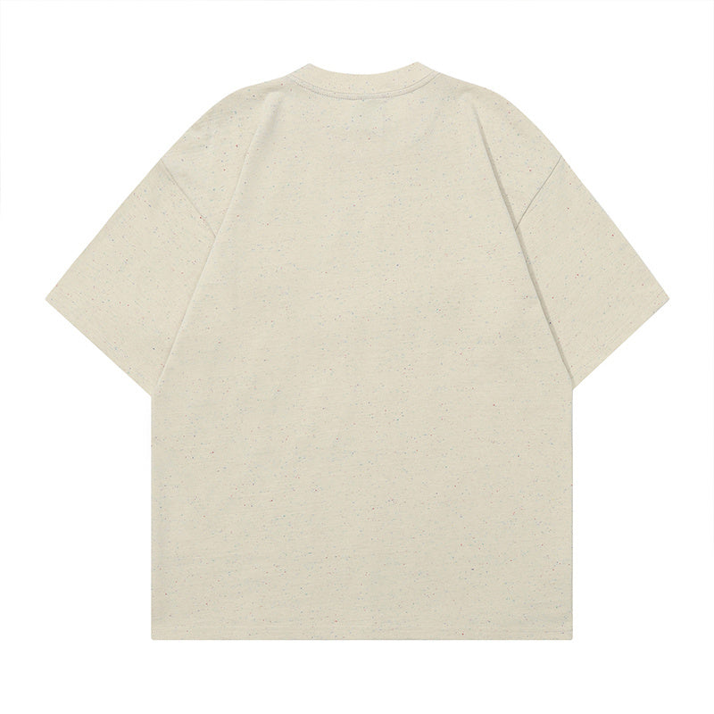 Simple Letter Print T Shirt Oversize Tees Fashion Casual Streetwear Pure Cotton Top Short Sleeve Loose Summer