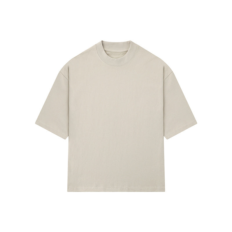 O Neck Streetwear Oversize T Shirts Simple Design Hip Hop Tee Loose Short Sleeve Casual Solid Color