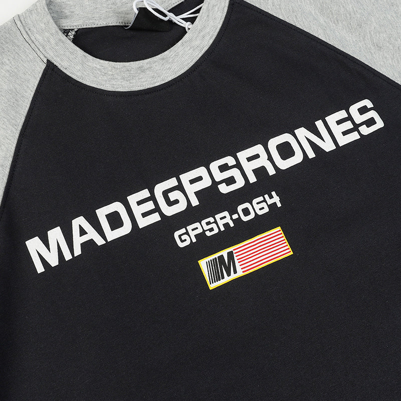Streetwear Letter Printed Oversize Sports Style T Shirts Hip Hop Tee Summer Loose Short Sleeve Cotton O Neck Trendy