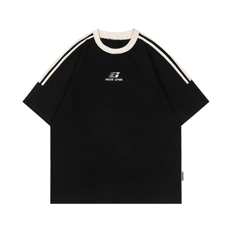 Streetwear Embroidery Letter Oversize T Shirts Printed Harajuku Hip Hop Tee Summer Loose Short Sleeve Casual Cotton