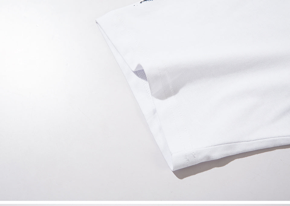 T Shirts Cotton Crew Neck Fashion Streetwear Tee Casual Oversize High Quality Simple Short Sleeve Summer Chain