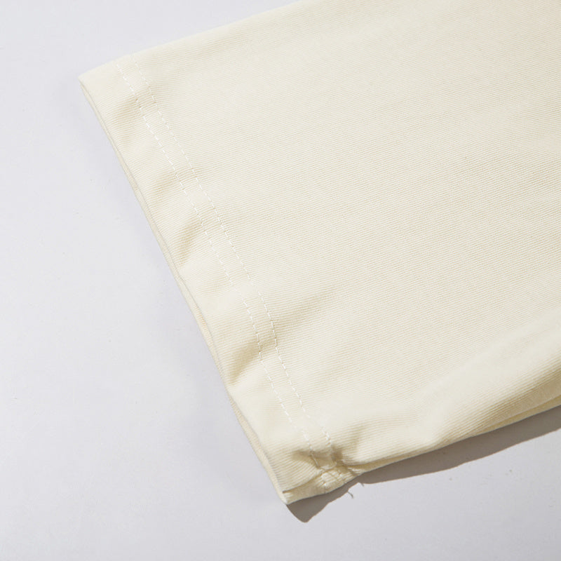 Toy Pattern Round Neck Summer Trendy Streetwear Tee Loose Casual Short Sleeve Cotton High Quality