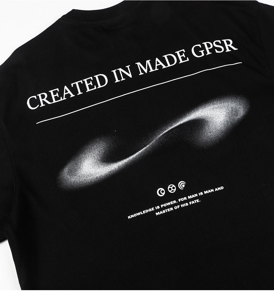 Simple Letter Print Streetwear T Shirts Oversize Loose Short Sleeve Harajuku Cotton Round Neck Tee Summer