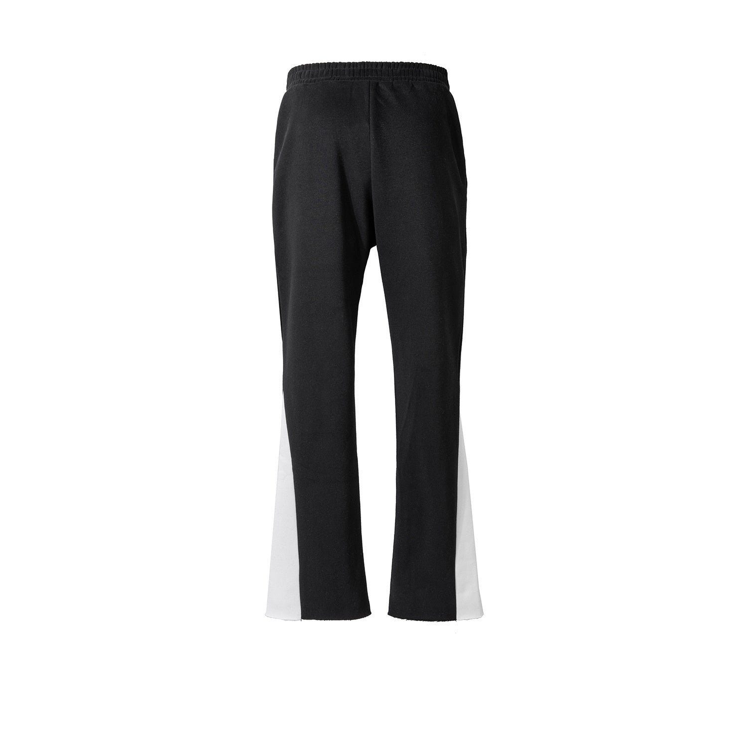 Men's Clothing Women's Spring And Summer Sports Style Contrast Black And White Wide-leg Pants Men's And Women's Drawstring Casual Trousers