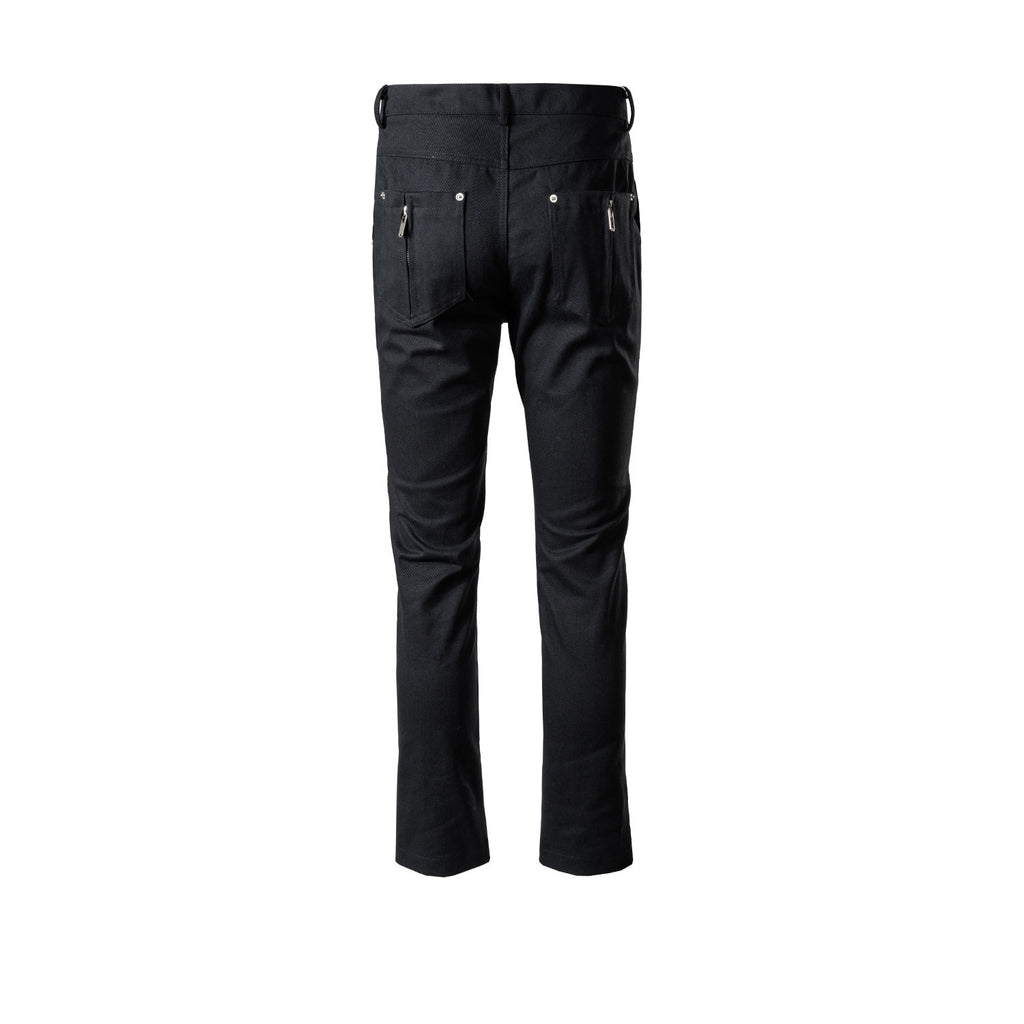 Men's And Women's Autumn And Winter Hip-Hop High Street Two-Way Zipper Wide-Leg Trousers Unisex Denim Casual Pants