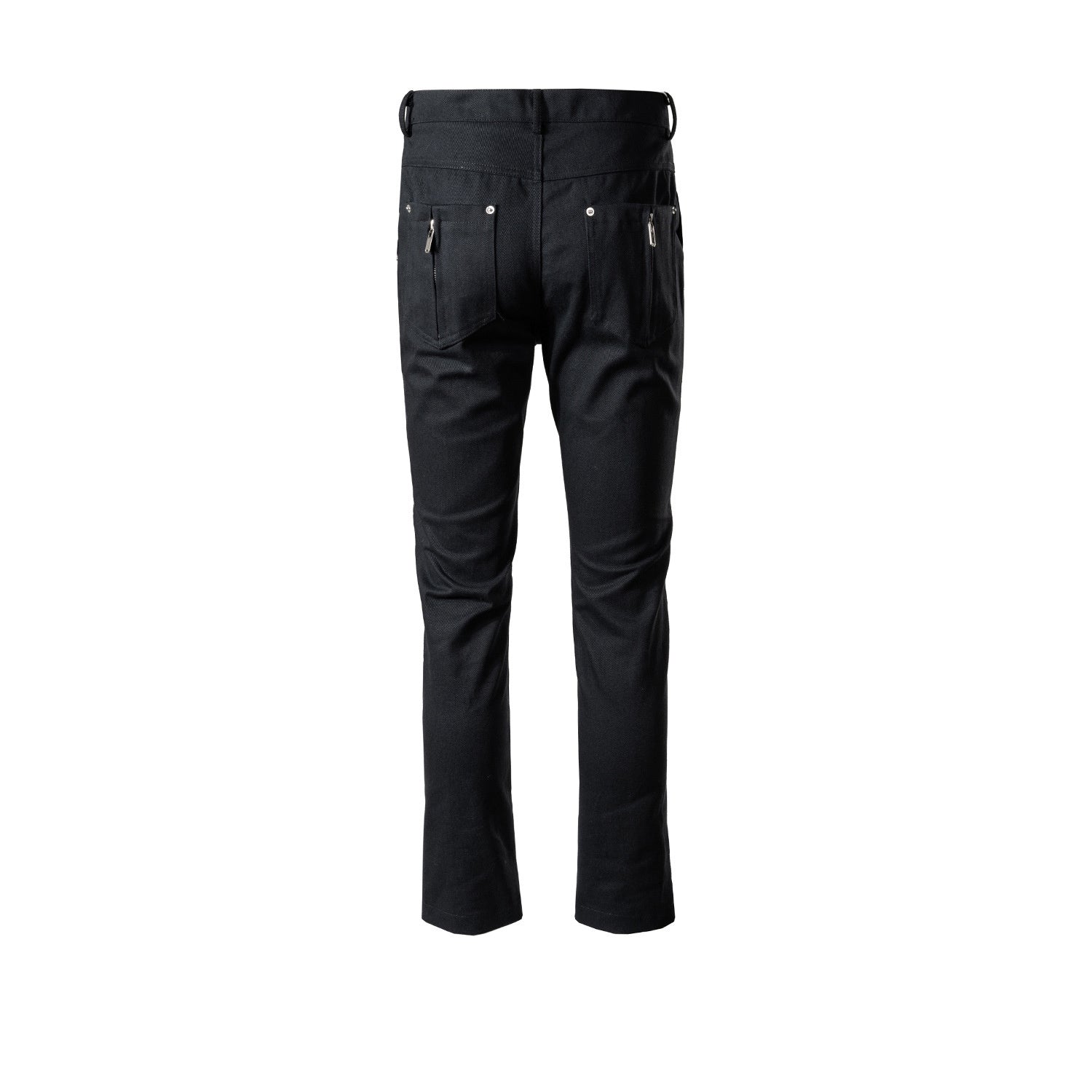 Men's And Women's Autumn And Winter Hip-Hop High Street Two-Way Zipper Wide-Leg Trousers Unisex Denim Casual Pants